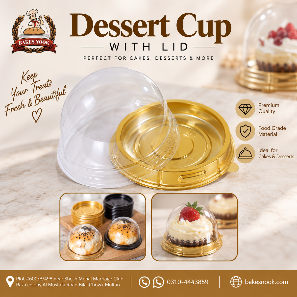 Dessert Cup With Lid
