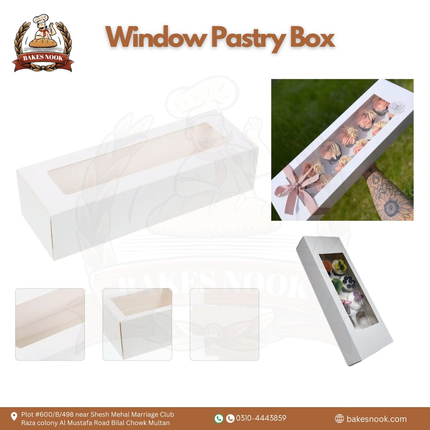Window Pastry Box by BakesNook