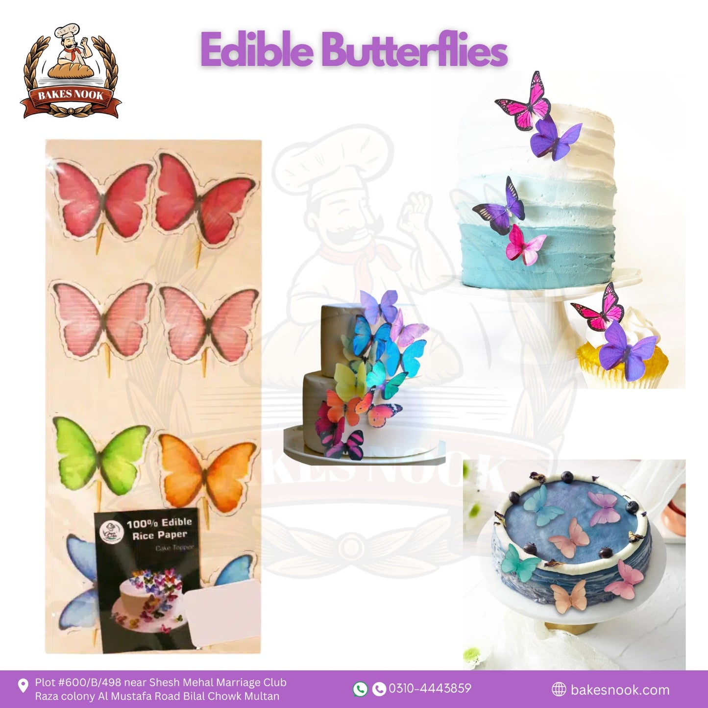Edible Butterflies by BakesNook