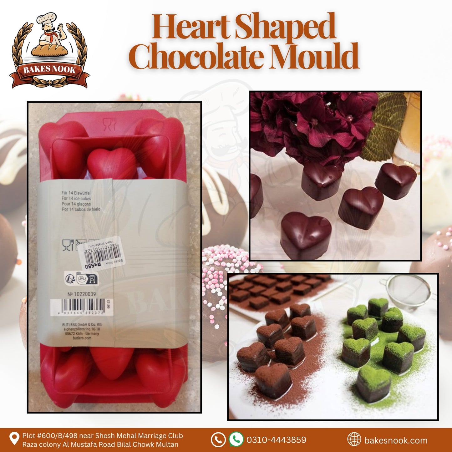 Heart-Shaped Mould by BakesNook