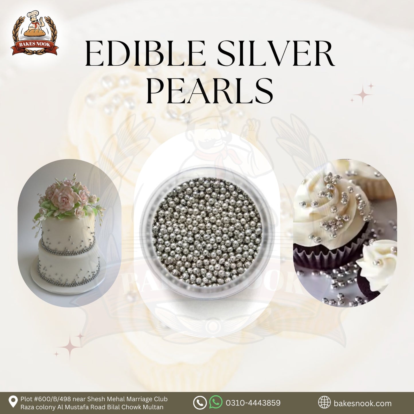 Edible Silver Pearls