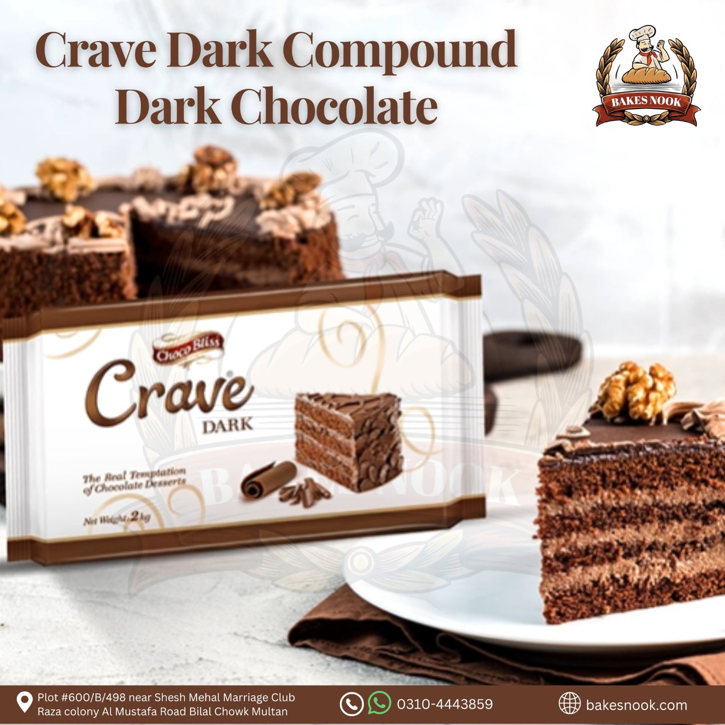 CRAVE DARK COMPOUND CHOCOLATE
