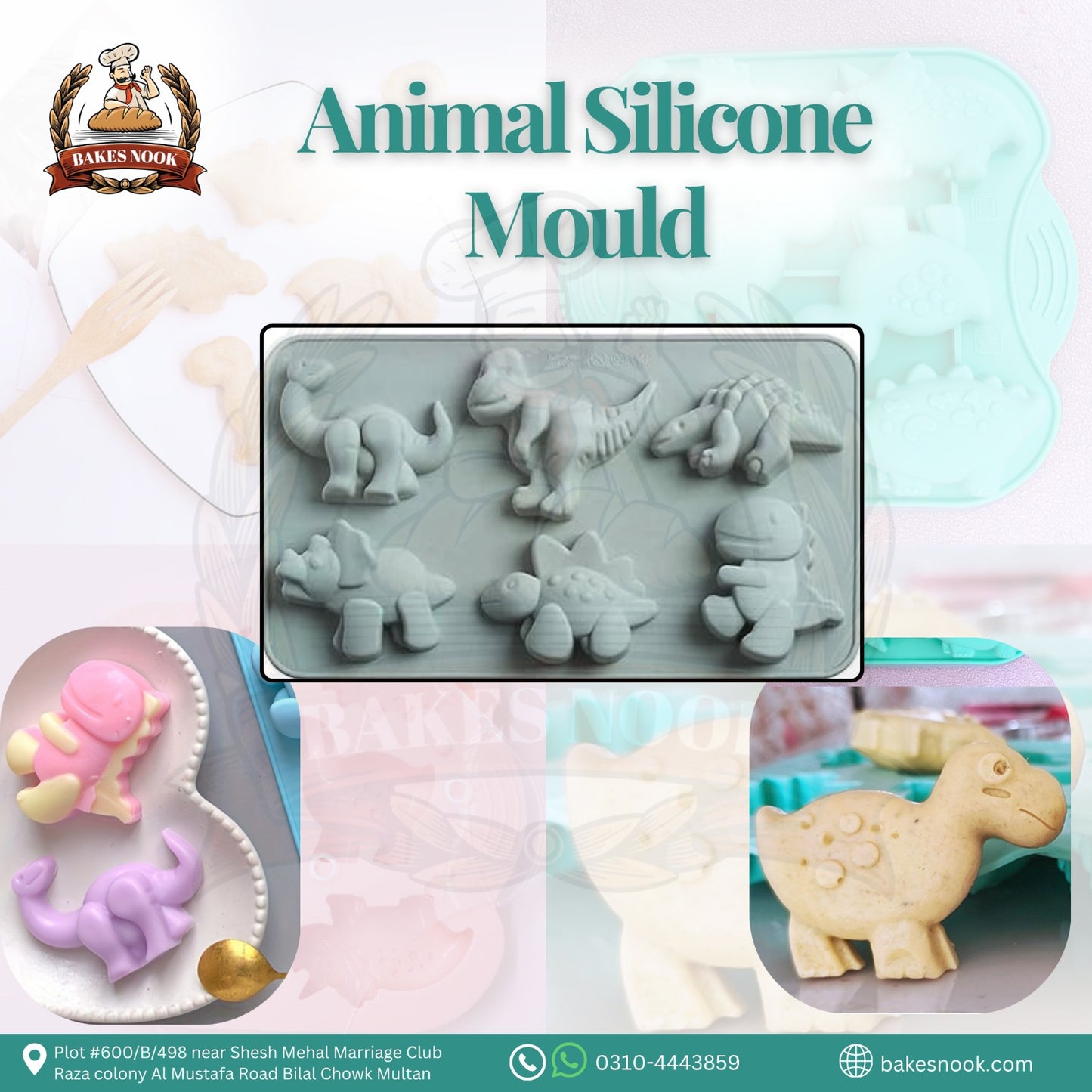 DINO SILICONE MOULD
