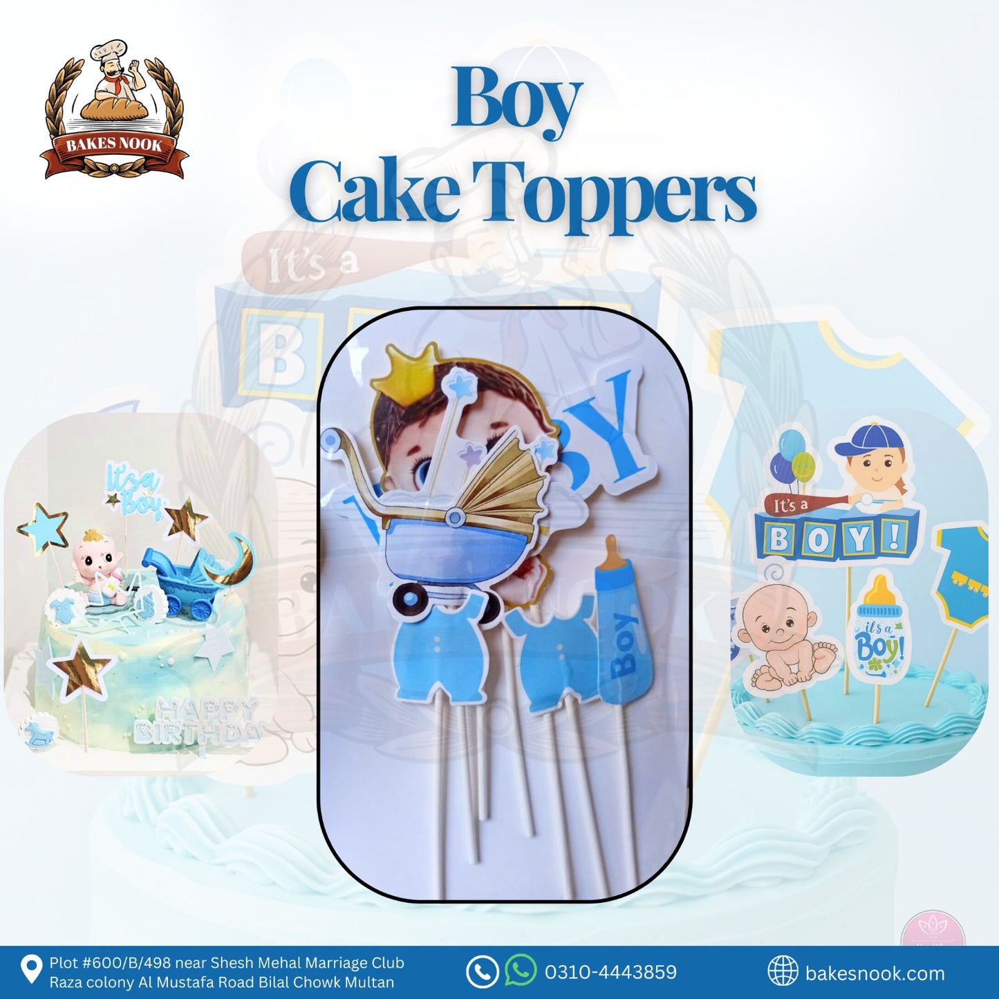 BABY BOY CAKE TOOPER THEME