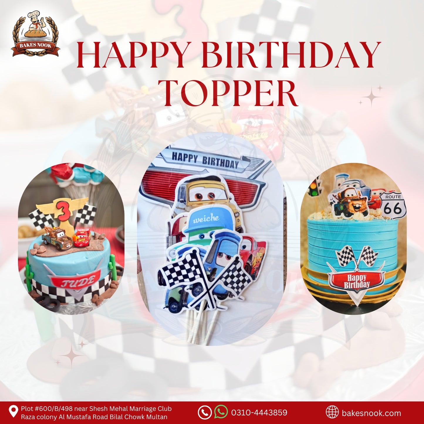 HBD CAR THEME TOOPERS