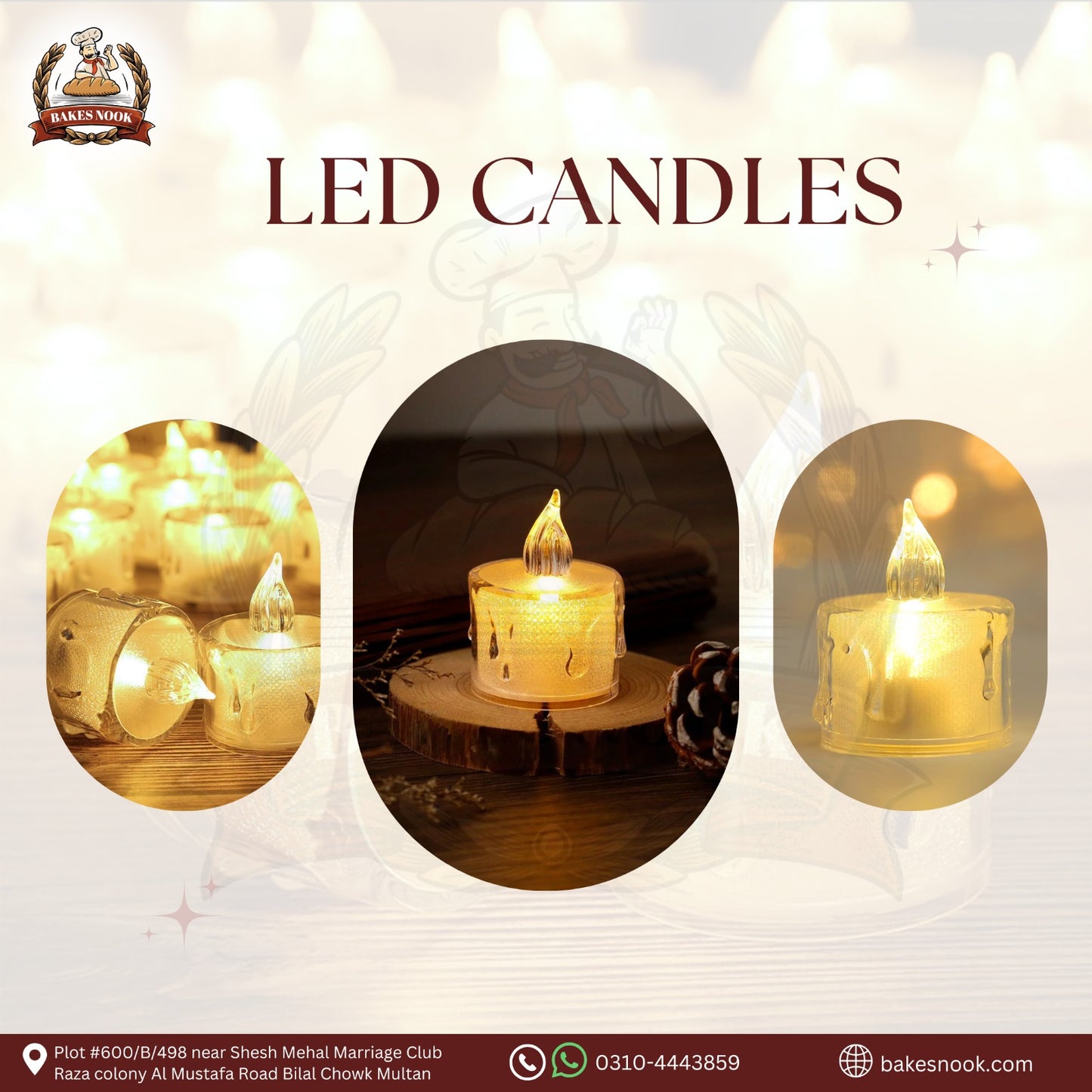 LED CANDELS PREMIUM 1PCS