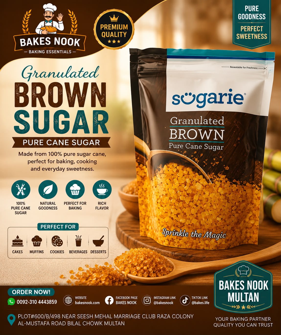 Sugarie Granulated Brown Sugar