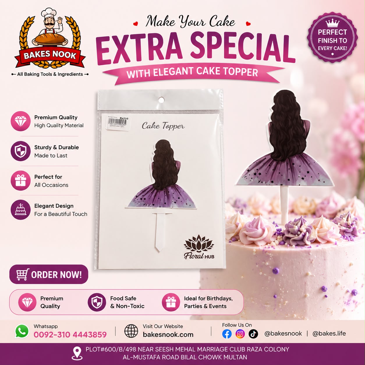 GIRL CAKE TOPER