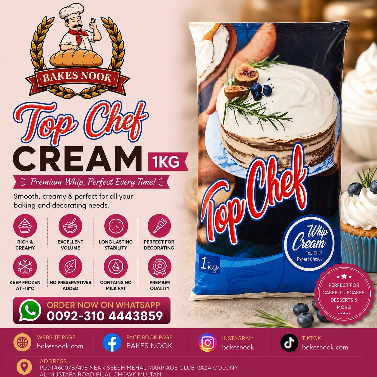 Top Chef Cream 1kg