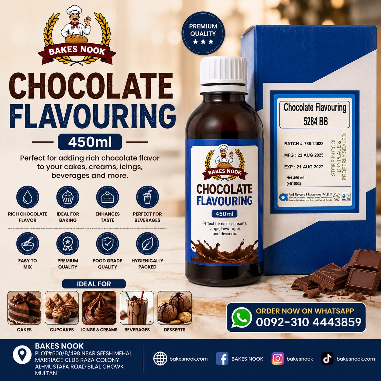 Chocolate Flavouring 450ml