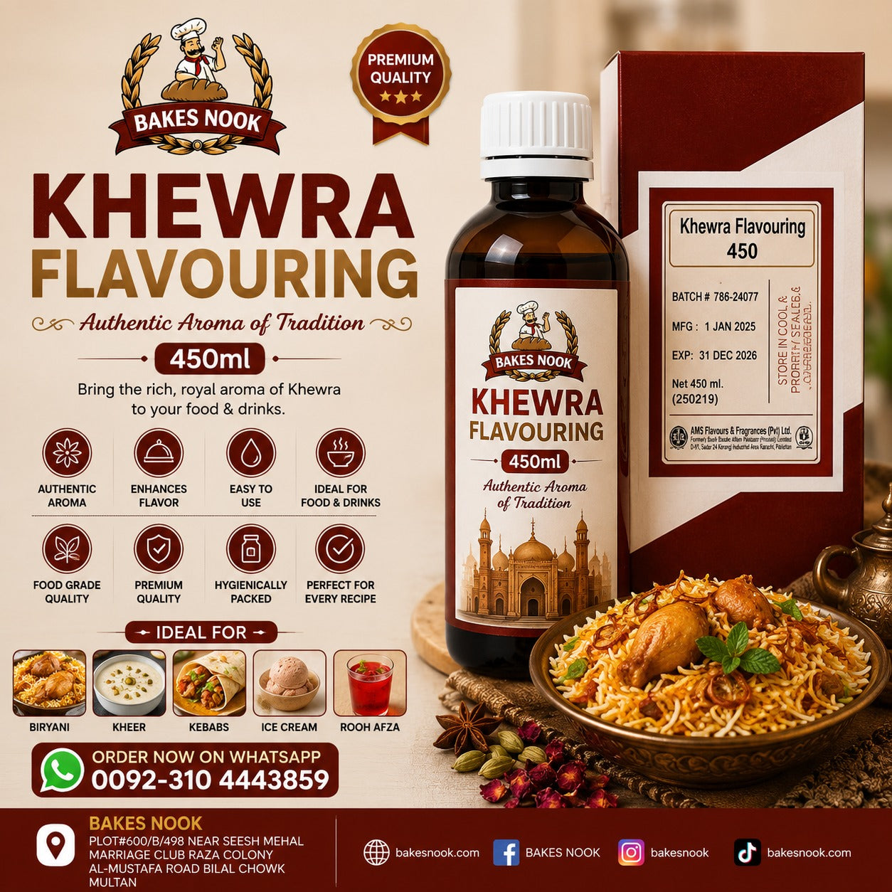 Khewra Flavouring 450ml