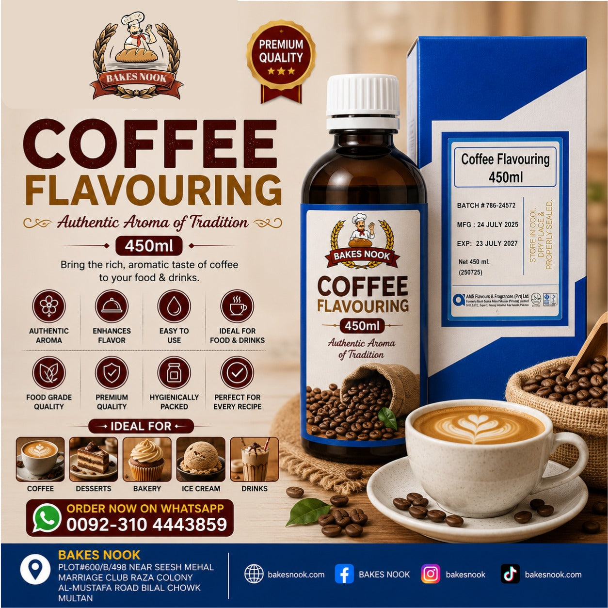 Coffee Flavouring 450ml