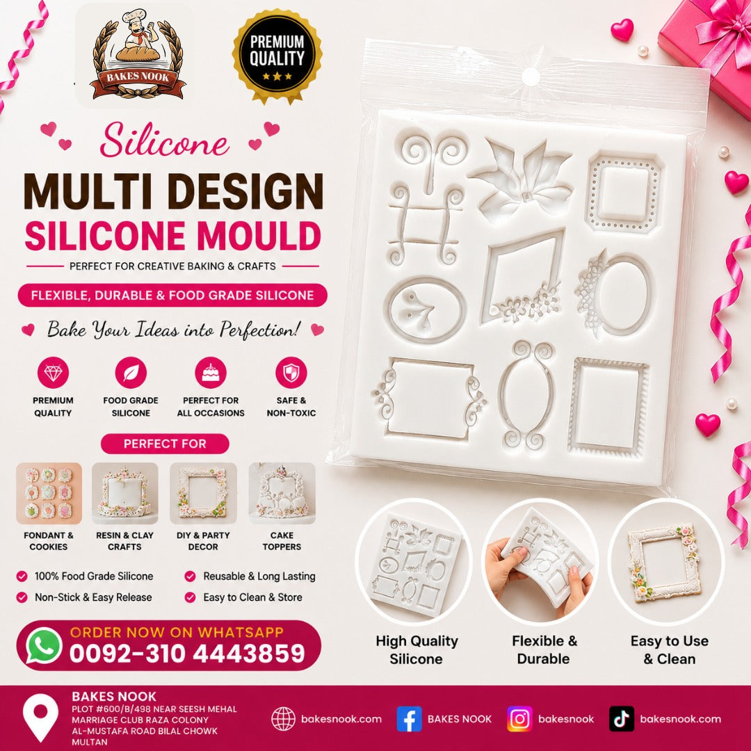 Multi Design Silicone Mould