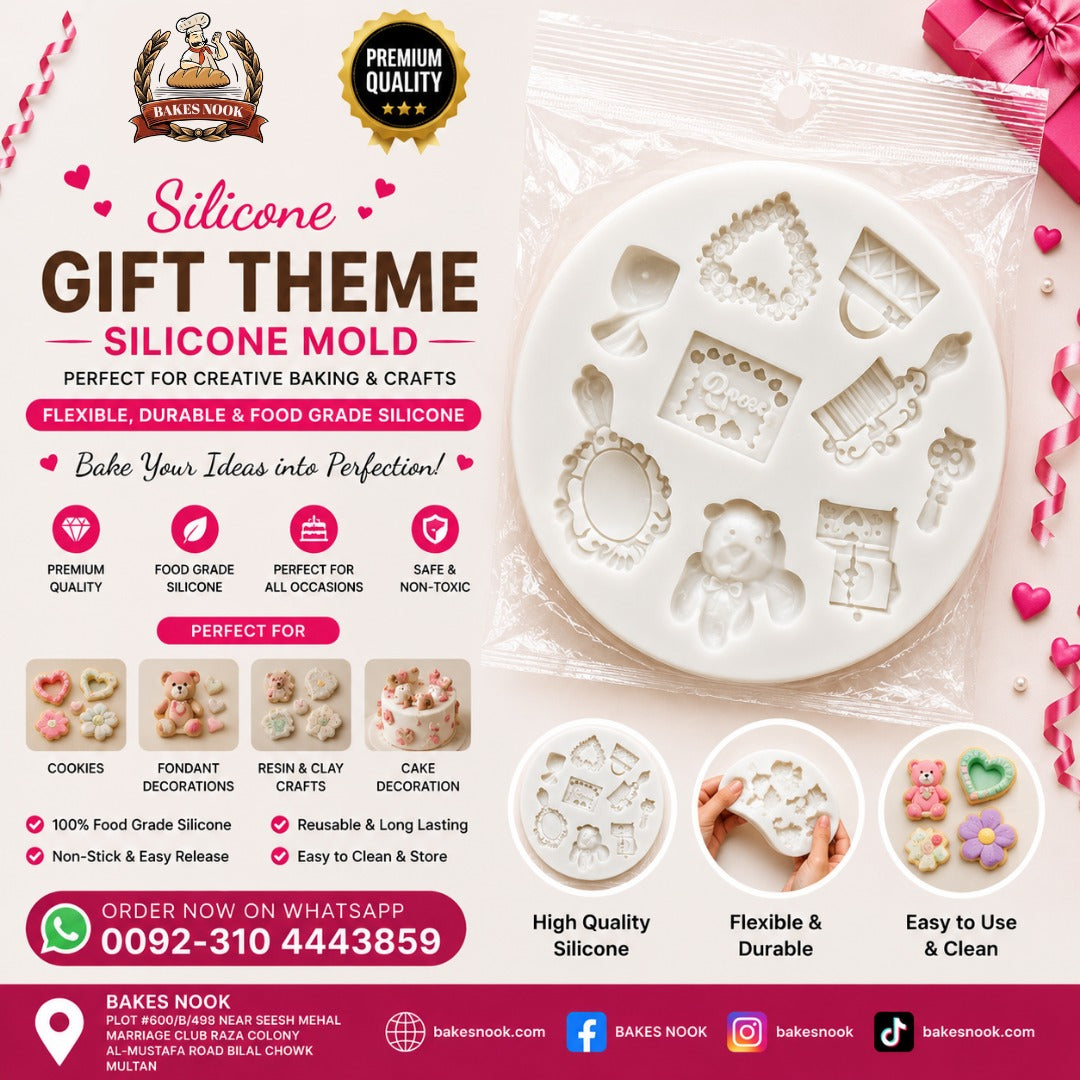 Gift Theme Silicone Mould