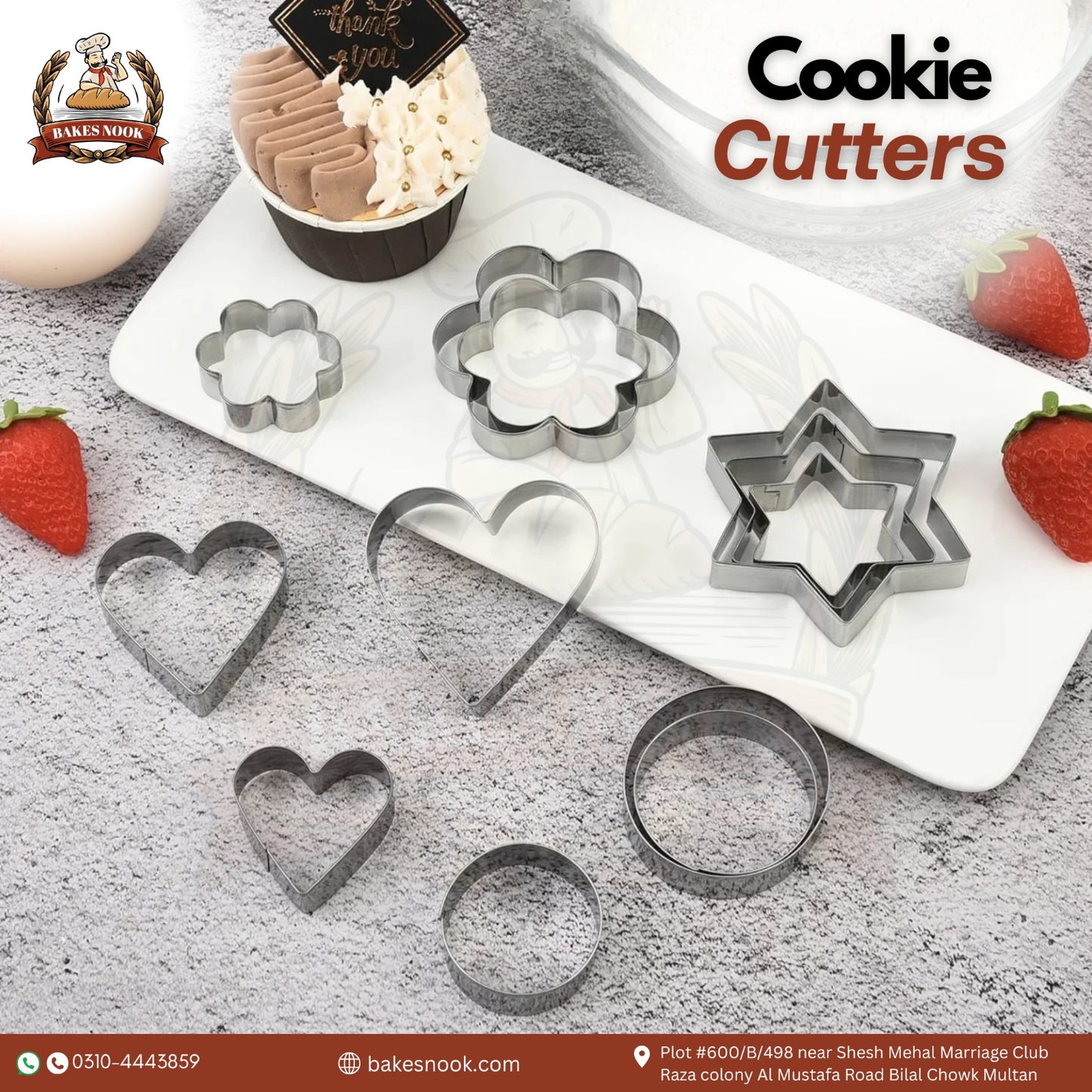 Cookie Cutter Set by BakesNook