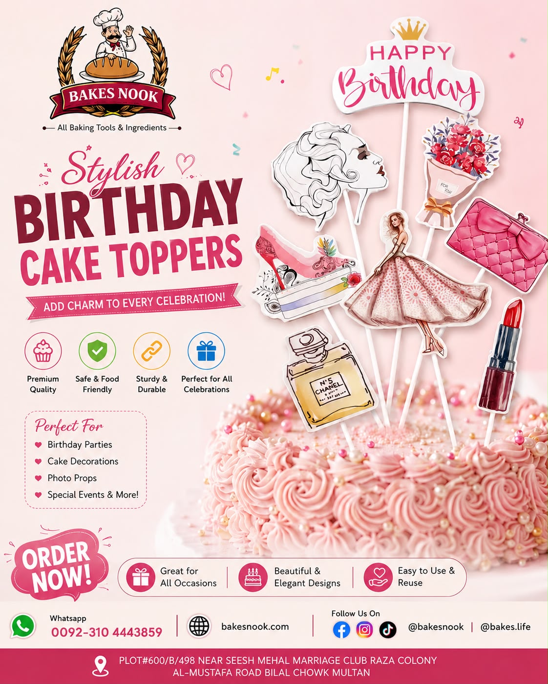 GIRL CAKE TOOPER THEME