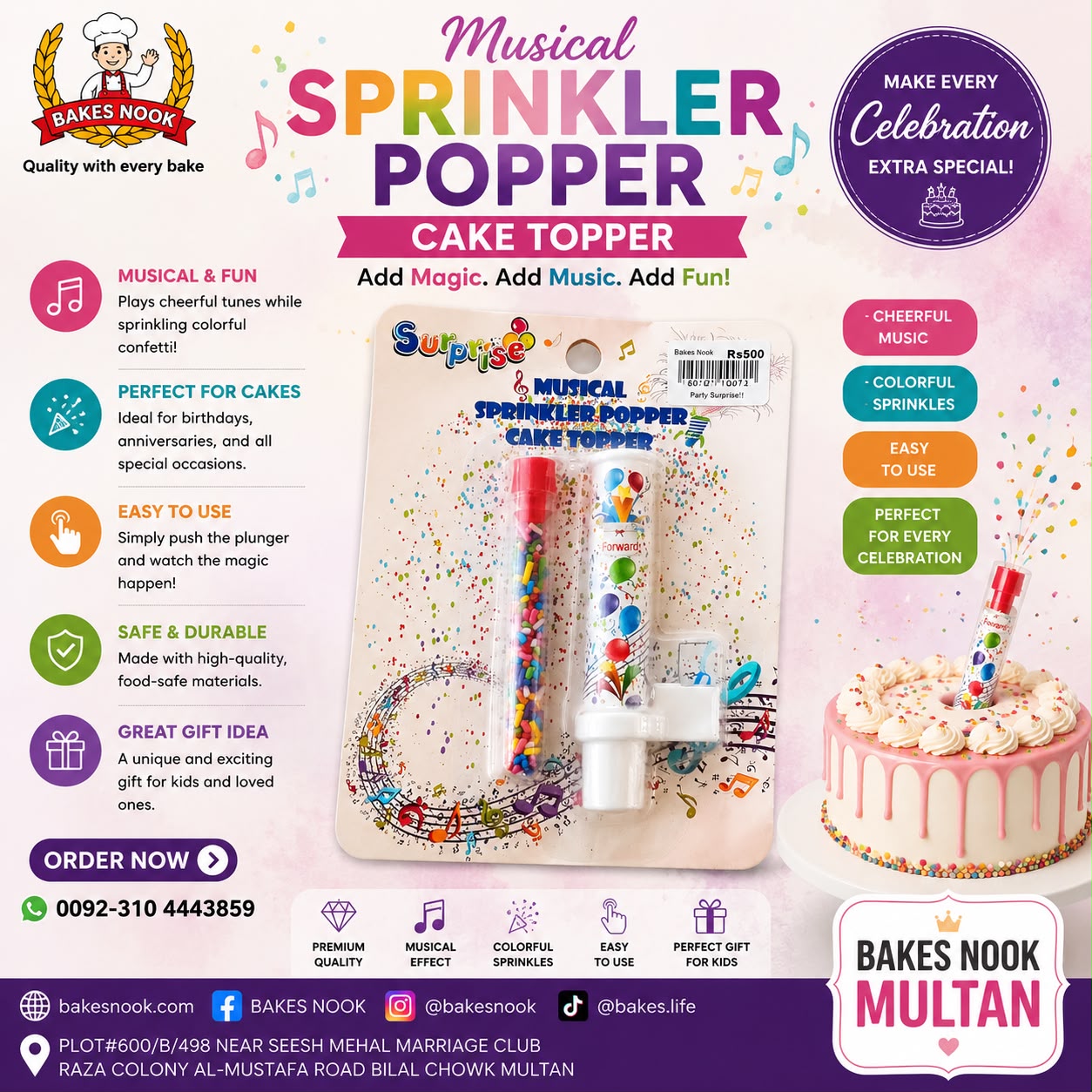 Party Surprise Candle by BakesNook