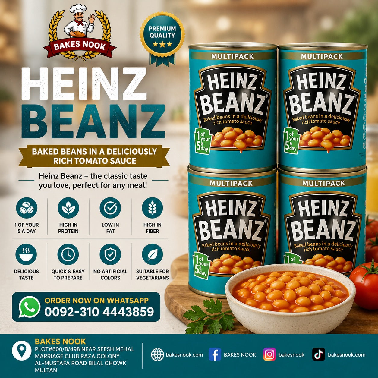 HEINZ BEANZ BAKED BEANS