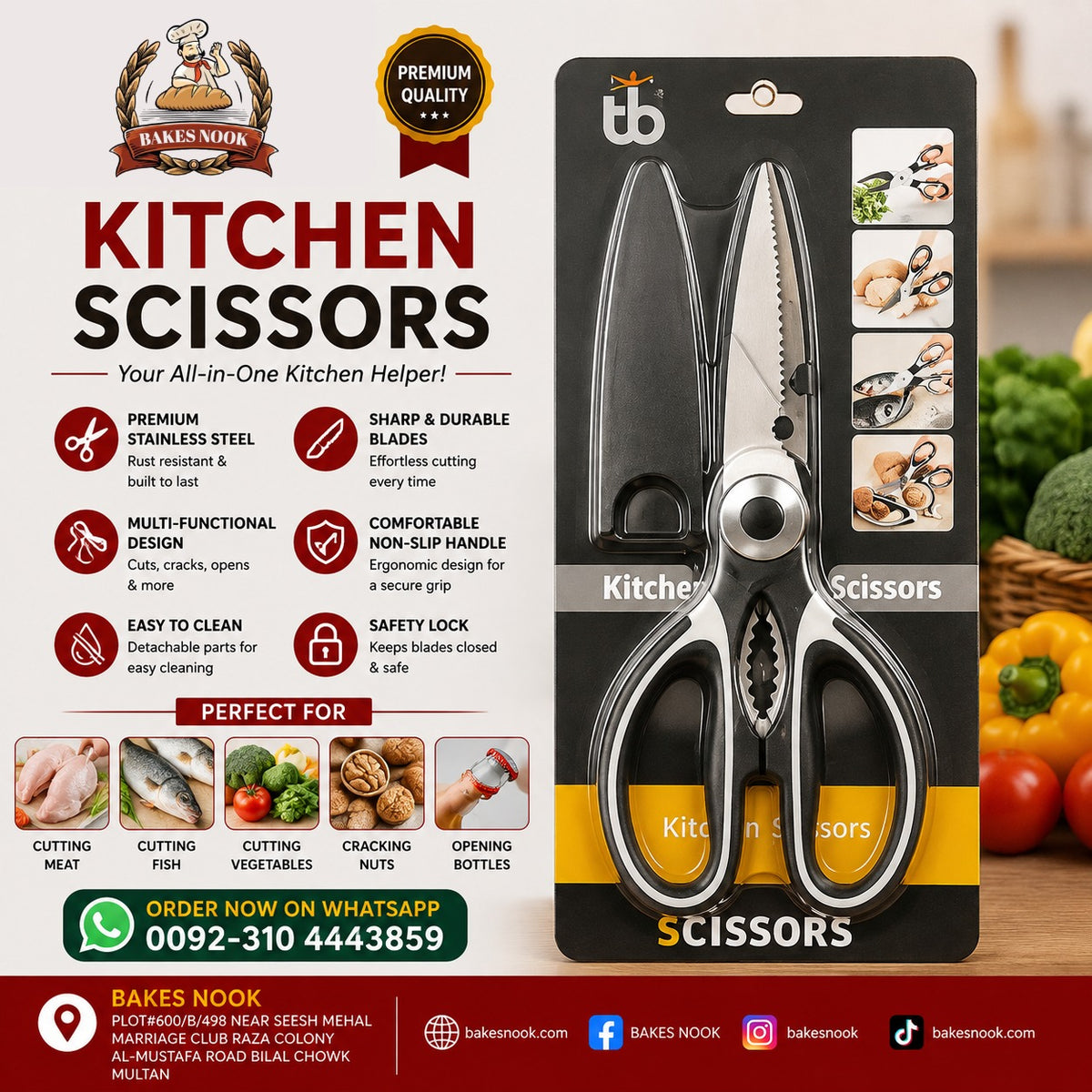 Kitchen Scissors by BakesNook