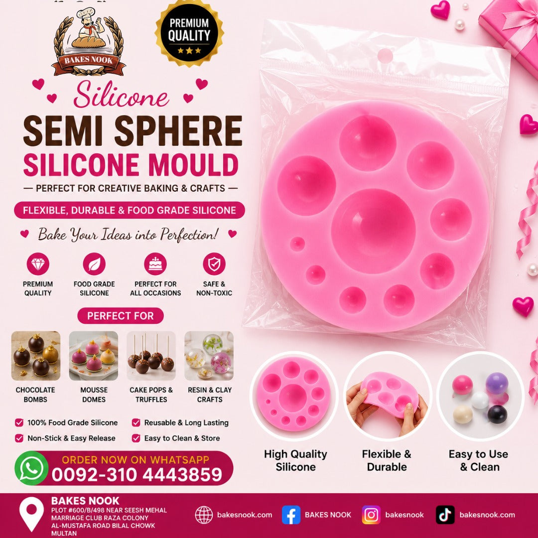 SEMI SPHERE SILICONE MOULD