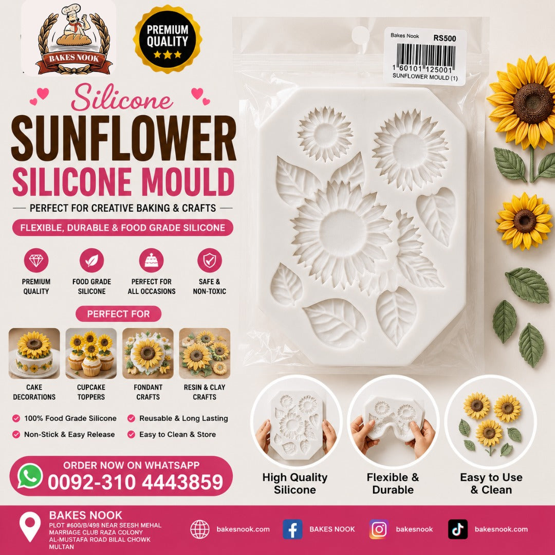 SunFlower Mould by BakesNook