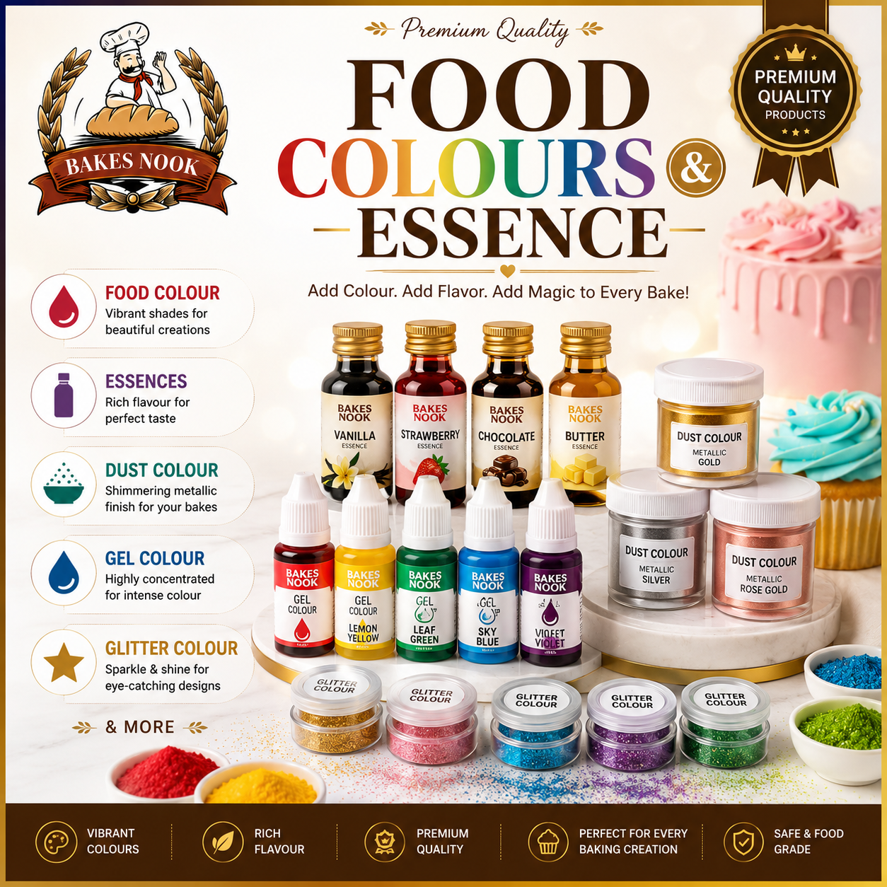 FOOD COLOURS & ESSENCE