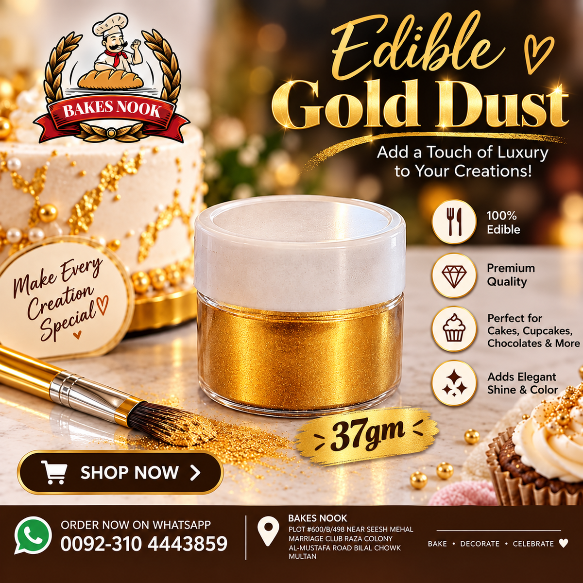 Edible Golden Dust 37gm