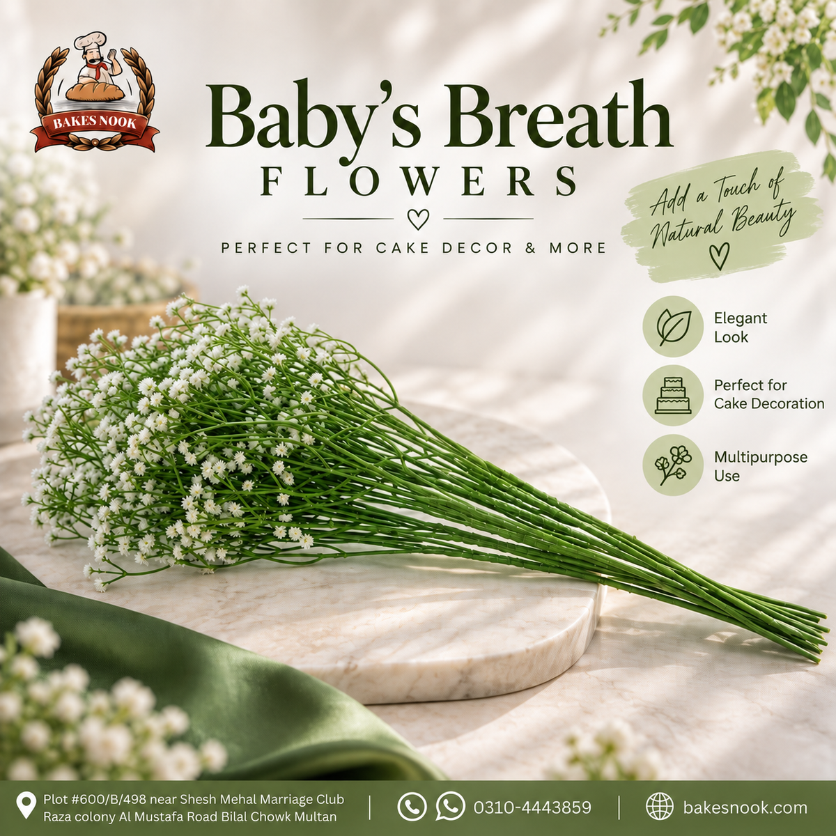 1 Stem of Baby's Breath