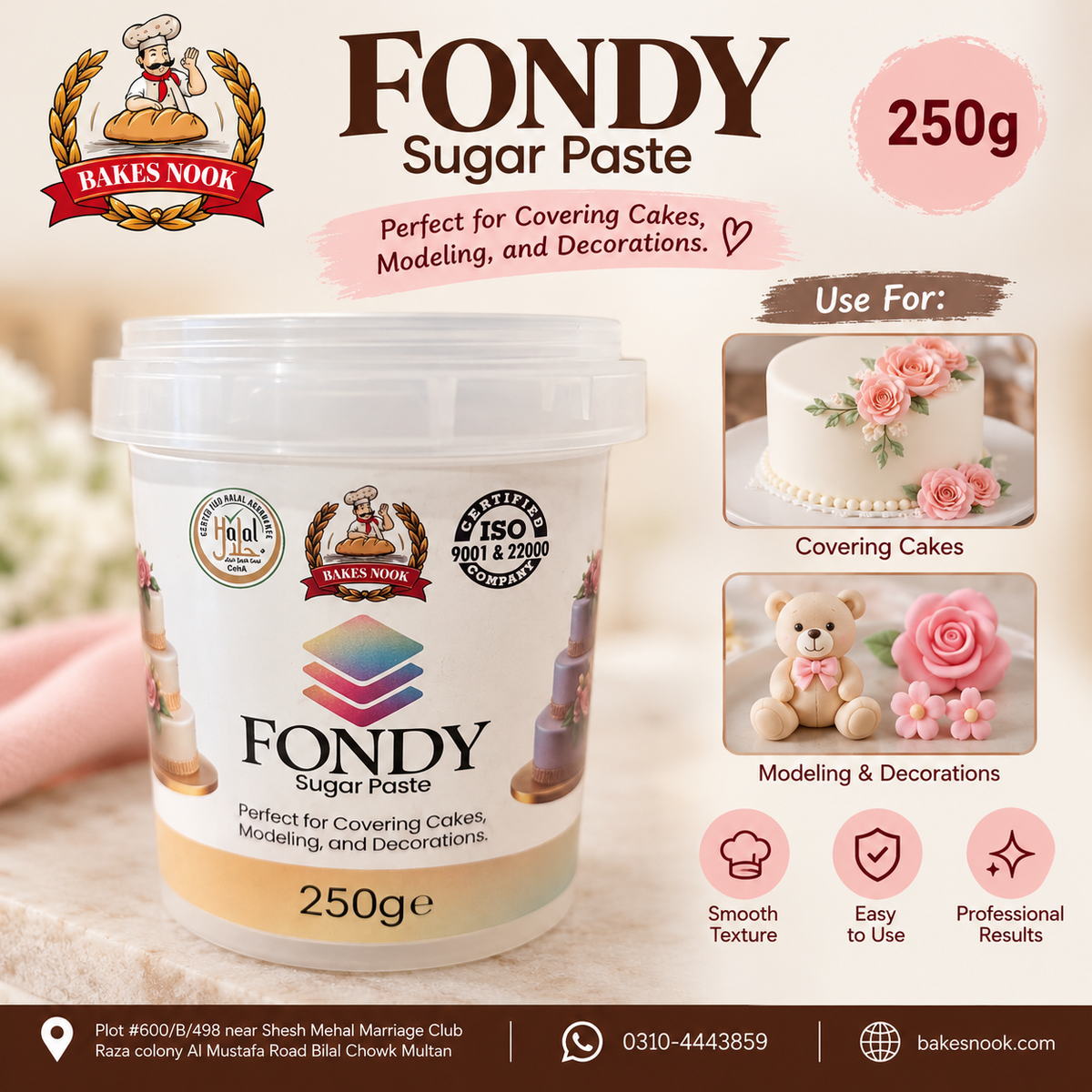 Milkyz Food White Foudant 250gm