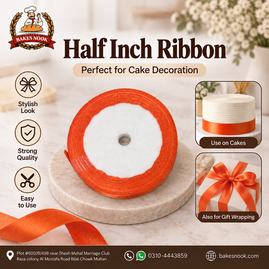 Half Inch Cake Ribbon