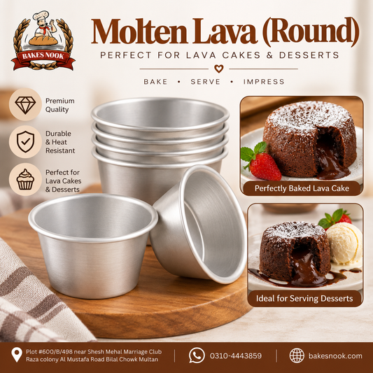 Round Shape Cake Mould by BakesNook 🎂👌
