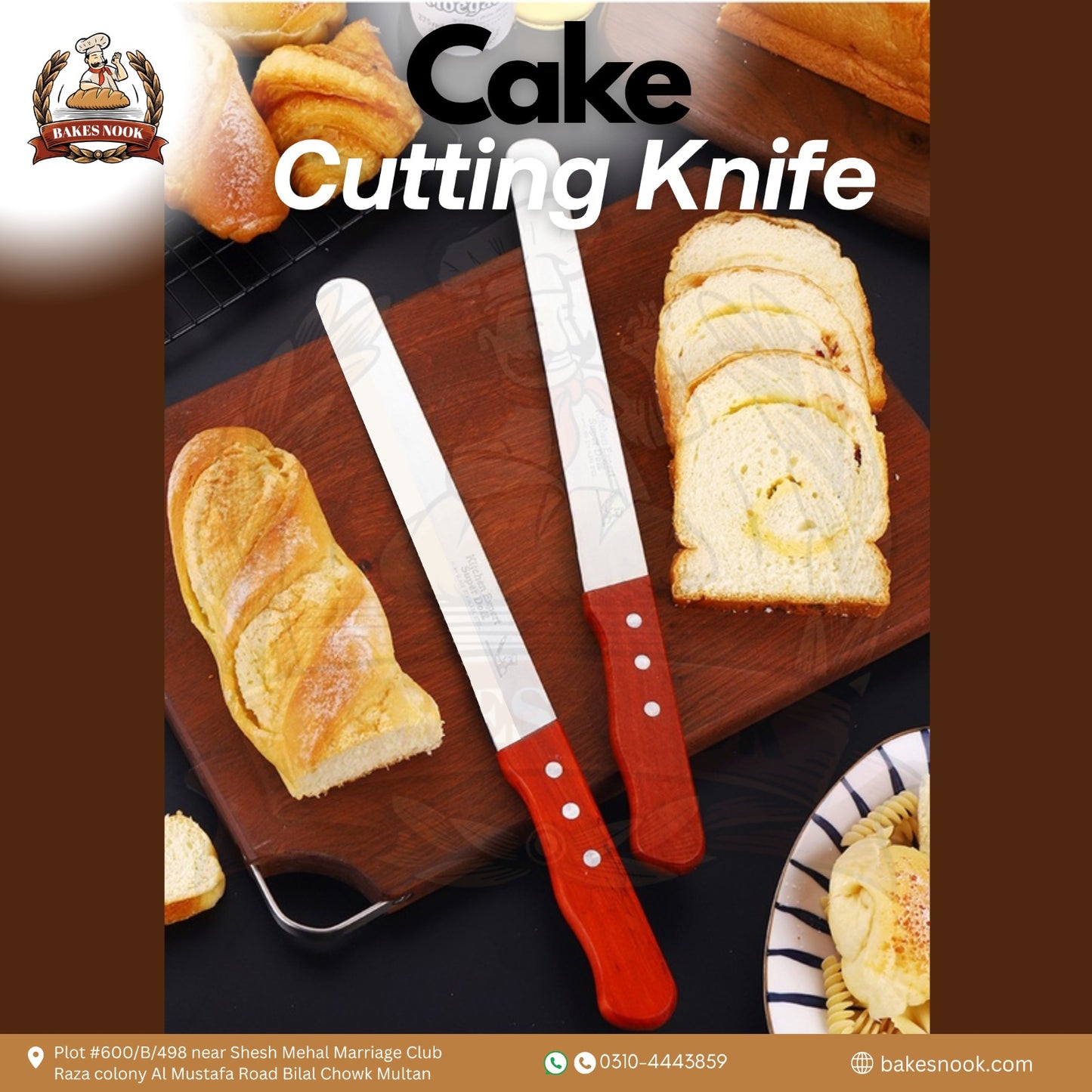 Cake Cutting Knife by BakesNook