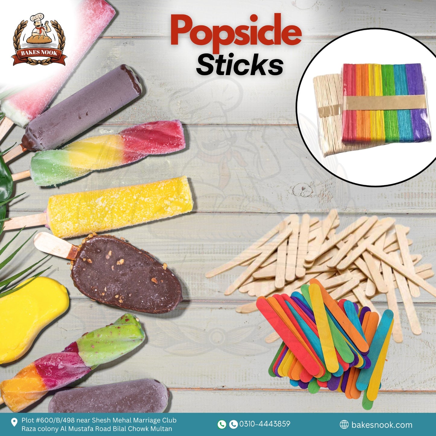 Popsicle Sticks Packet by BakesNook