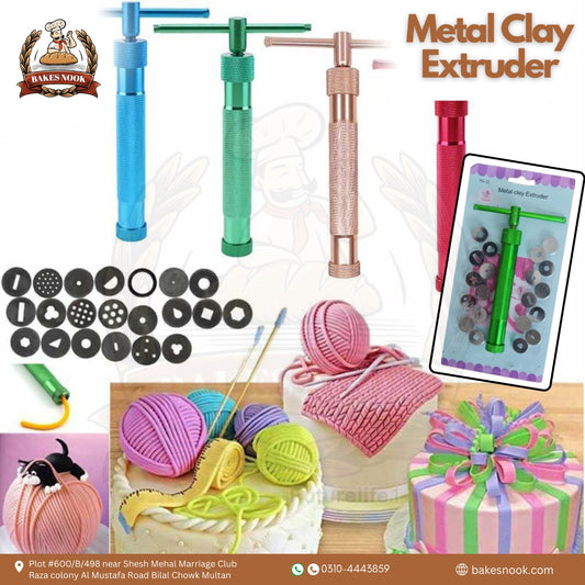 Metal Clay Extruder by BakesNook