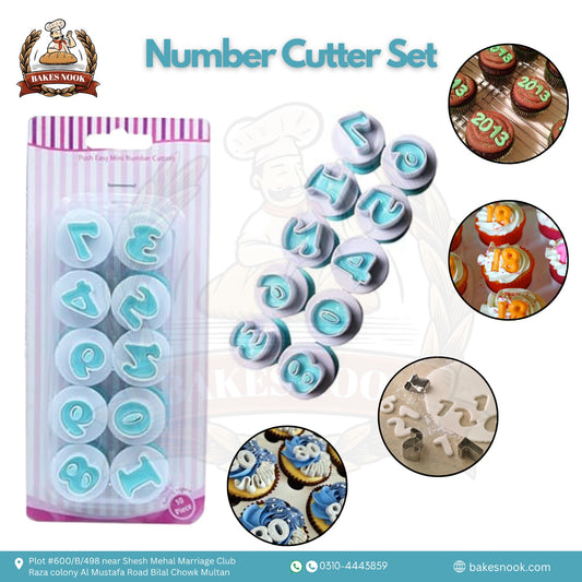 Number Cutter Set by BakesNook