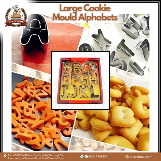 Large Alphabet Cookie Mould by BakesNook