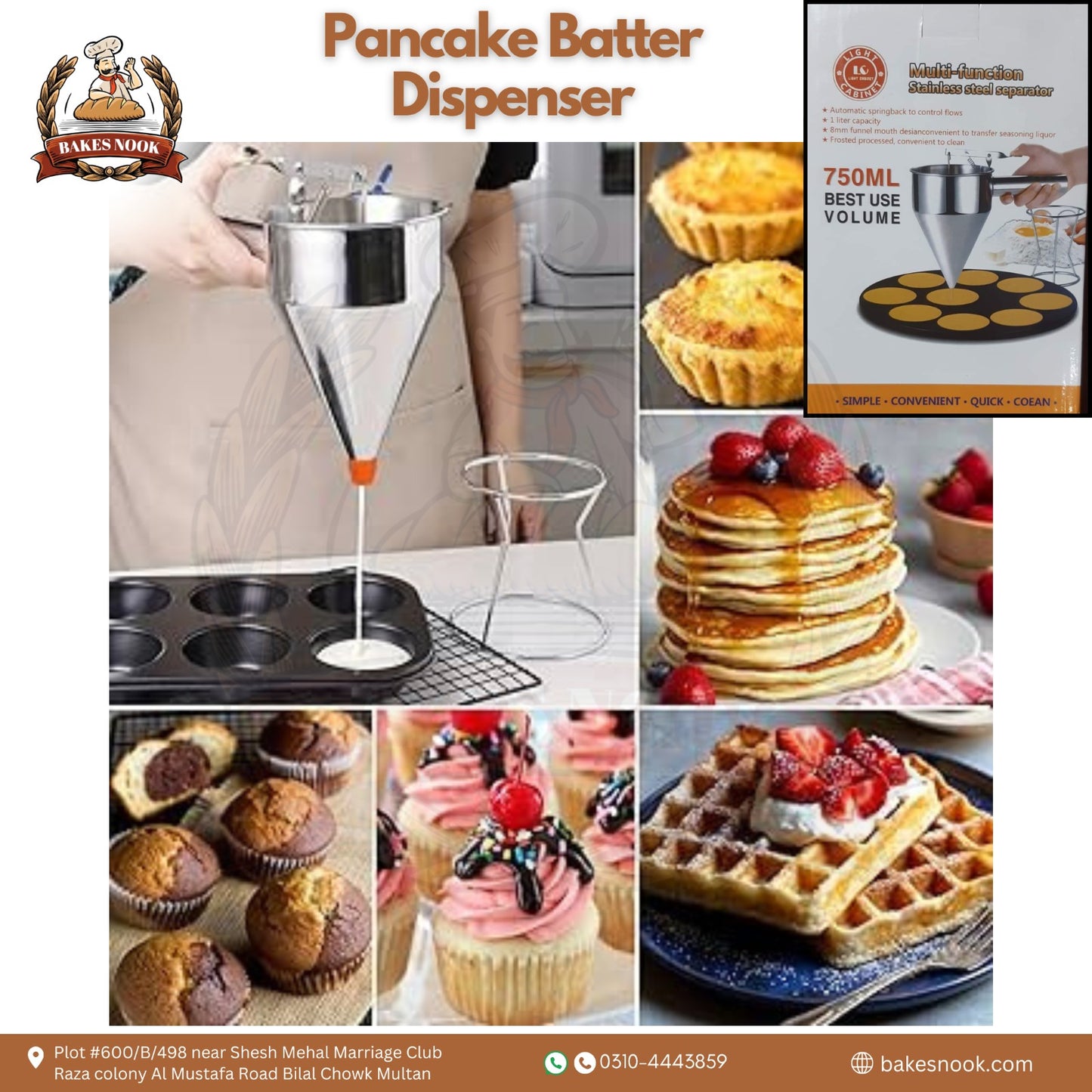 Pancake Batter Dispenser by BakesNook