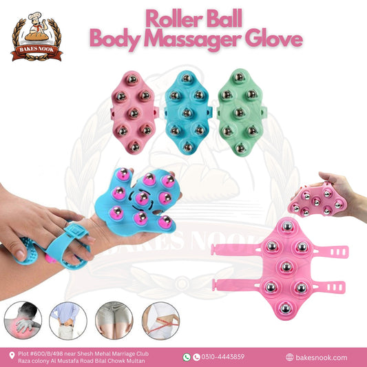Roller Balls Body Massager Gloves by BakesNook