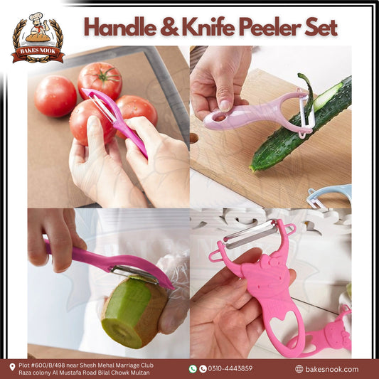 Handle &amp; Knife Peeler Set by BakesNook