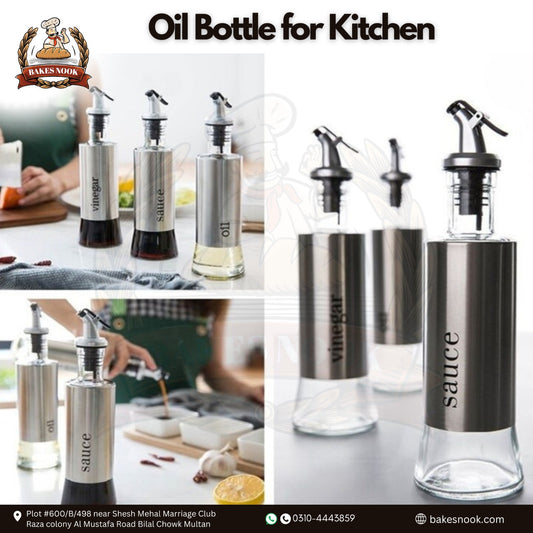 Oil Bottle for kitchen by BakesNook