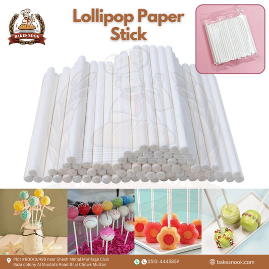 Lollipop Paper Sticks by BakesNook