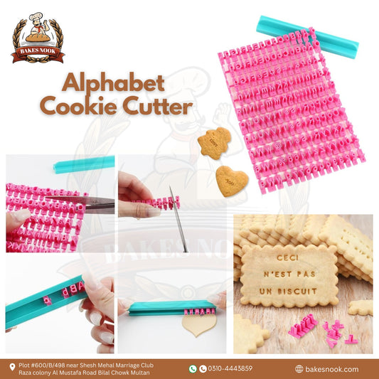 Alphabet Cookie Cutter by BakesNook