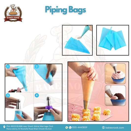 Silicon Piping Bags by BakesNook