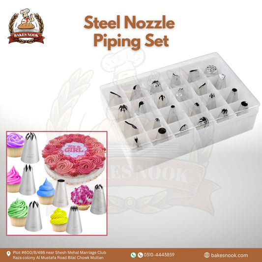 Steel Nozzle Piping Set by BakesNook