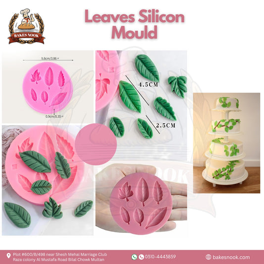 Leaves Silicone Mould by BakesNook