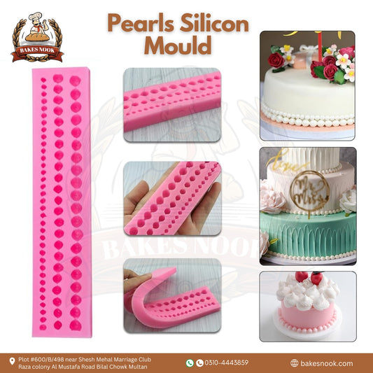 Pearls Silicone Mould by BakesNook