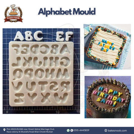 Alphabet Moulds by BakesNook