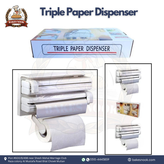 Triple Paper Dispenser by BakesNook