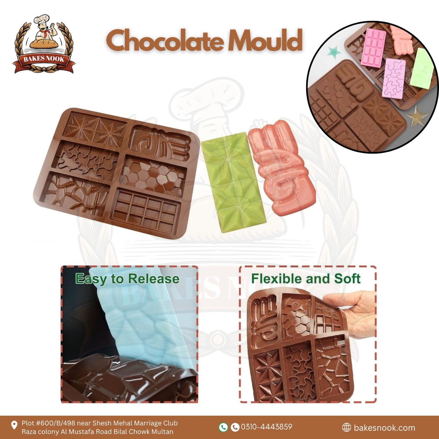Chocolate Mould by BakesNook