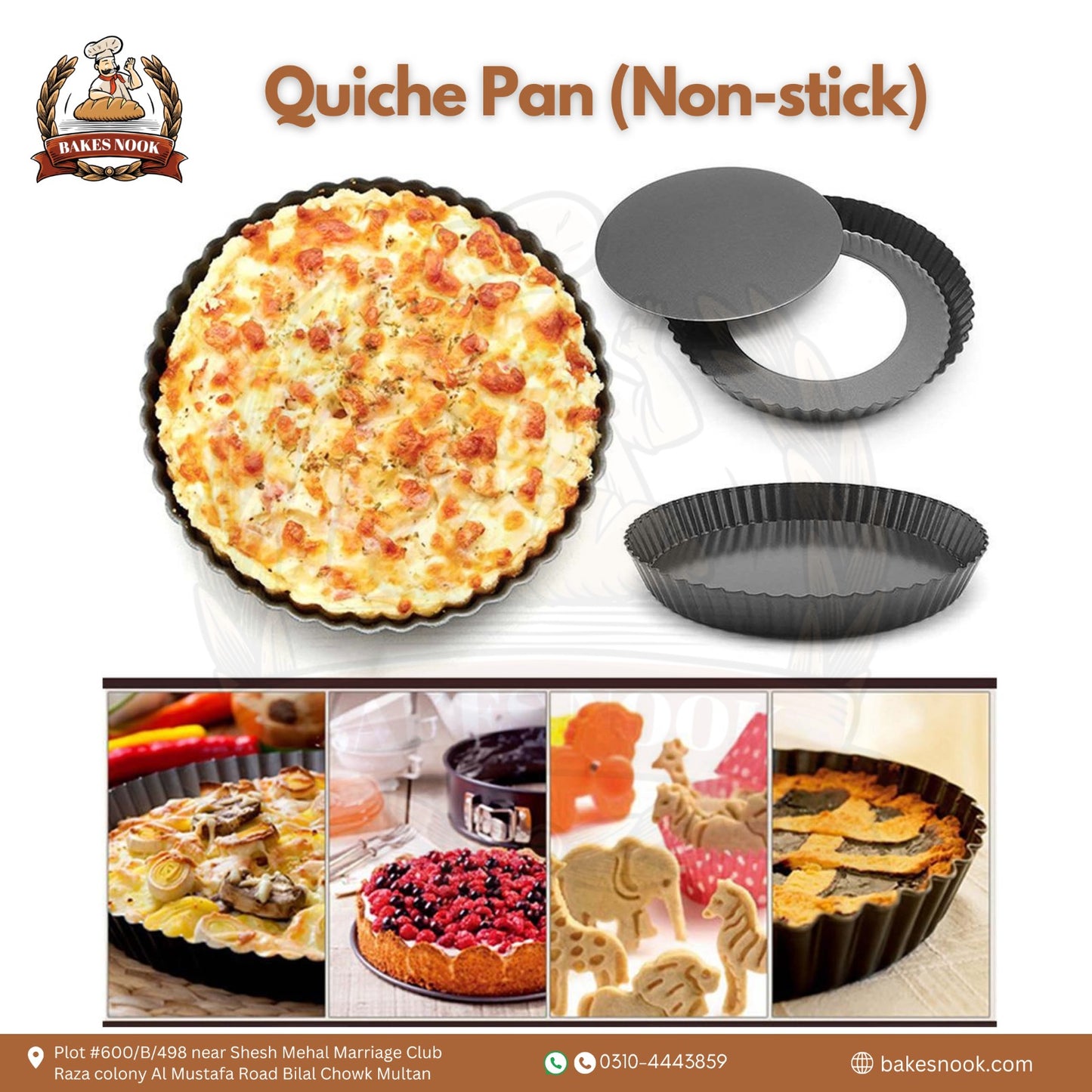 Quiche Pan by BakesNook